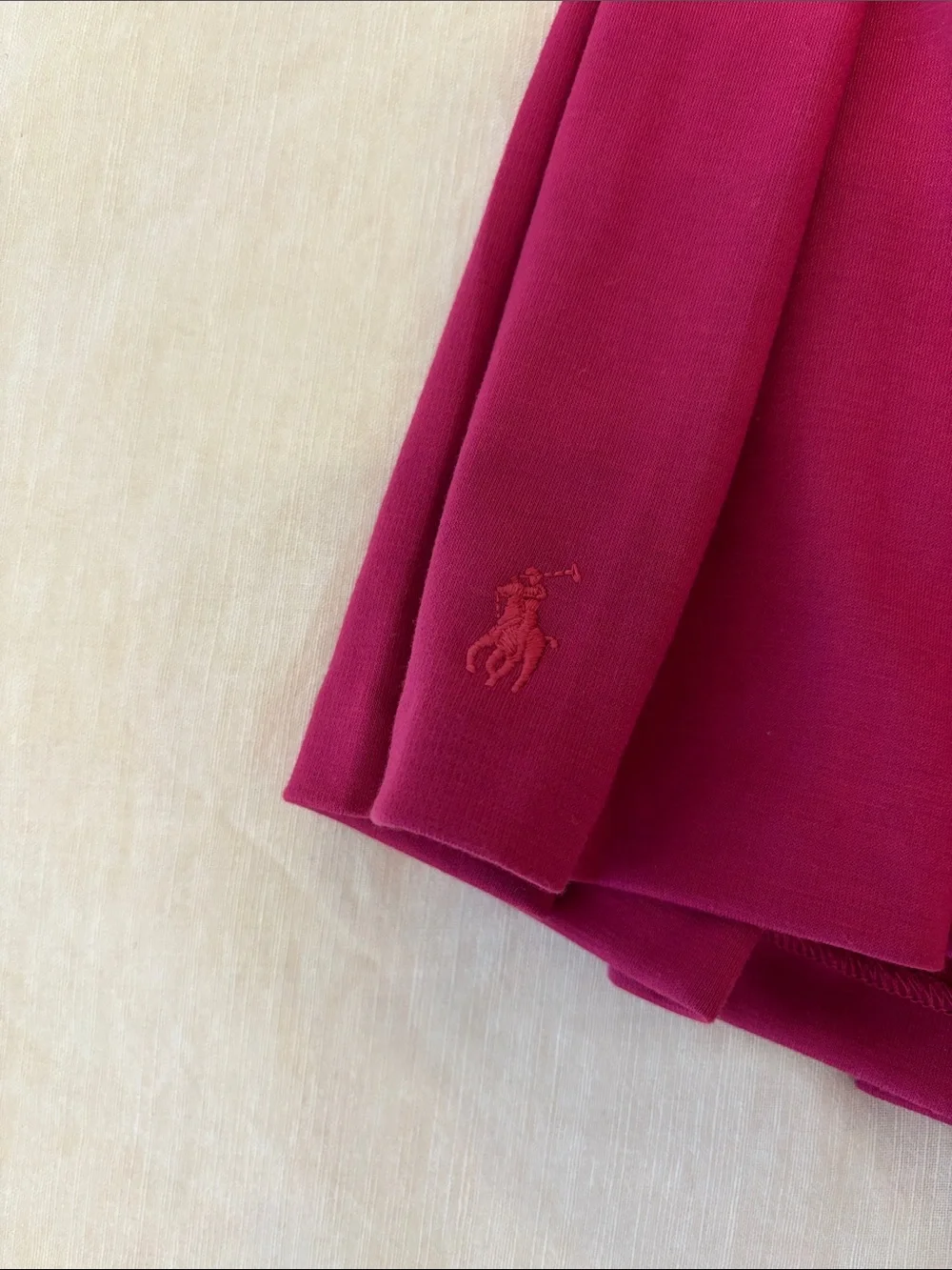 Ralph Lauren Fuchsia Pleated Skater Skirt